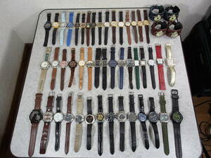 メンズ腕時計 大量50点セット まとめ SEIKO/CITIZEN/EMPORIO ARMANI/DIESEL/MARC JACOBS/BALLY/Oulm/BULOVA/GUESS/REAGAL/ELGIN/BENETTON他