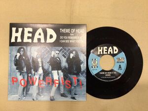 92年オリジナル盤7”シングル HEAD - POWERFIST! [EVIL CLOWN:ECEP 7520] クレイグ・レオン&トミー・ラモーンズprod.シアトルRAMONESパンク
