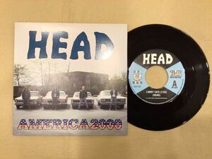 93年オリジナル盤7”シングル HEAD - AMERICA 2000 [EVIL CLOWN:ECEP 7521] クレイグレオン&トミー・ラモーンズprod.シアトルRAMONESパンク