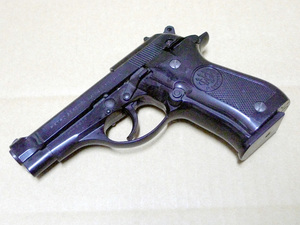 MKK Marushin マルシン・旧型 固定スライド ガスガン Beretta ベレッタ M84 ABS BK・中古 動作不良 ジャンク扱い