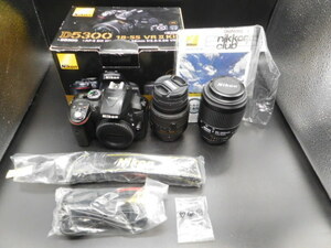 Nikon D5300 AF-S DX NIKKOR 18-55mm 1:3.5-5.6 G VRⅡ　/　AF NIKKOR 80-200㎜ 1:4.5-5.6D デジタル一眼レフ 動作未確認