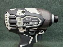 中古美品 HITACHI 日立工機 18V 6.0Ah コードレスインパクトドライバ WH18DDL2 (2LYPK)(S)スピーディーホワイト_画像5