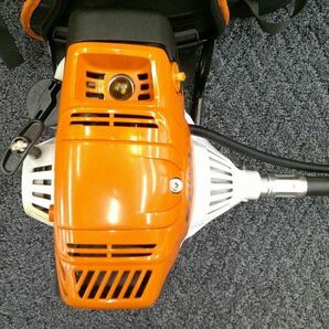 【埼玉県熊谷市引き取り限定】中古 STIHL スチール 36.3cc 4-MIXエンジン 分割シャフト式 背負式刈払機 FR131T + 250mmヘッジトリマの画像6