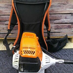 【埼玉県熊谷市引き取り限定】中古 STIHL スチール 36.3cc 4-MIXエンジン 分割シャフト式 背負式刈払機 FR131T + 250mmヘッジトリマの画像5