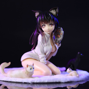 PVC 1/6スケール フィギュア 猫耳　ミヤー　Mia　塗装済み完成品 12cm イラスト アイドル　セクシー 箱なし 新品