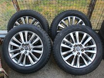 60 ハリアー 純正 18x7.5J +45 PCD114.3 アイスガード SUV G075 235/55R18 新品 未使用 スタッドレス 中古ホイール 4本セット_画像1