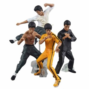 海外　限定品　送料込み 新品　ブルース・リー　Bruce Lee 　記念フィギュア　4個セット