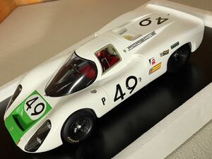 (65) スパーク　1/18 Porsche 907C #49 Winner 12H Sebring 1968 ポルシェ　907