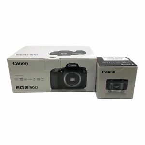 未使用品【CANON】キャノン APS-C一眼レフカメラ EOS90D+単焦点レンズキッド EF50mm f/1.8 STM 【いわき鹿島店】