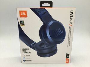 未使用品【JBL】ワイヤレスヘッドホン　ブルー　LIVE460NC【郡山安積店】