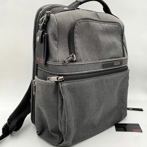 【希少!美品】トゥミ TUMI 0263177HGY4リュックサック ビジネスバッグ ナイロン×レザー キャリーオン 千鳥格子柄 スリム ソリューションズ