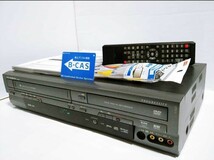 簡単ダビング★メンテナンス済★DXアンテナ　DXR160V　VHS一体型DVDレコーダー VHS⇔DVDダビングビデオデッキ。_画像1