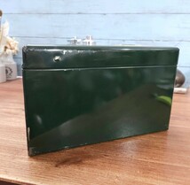 昭和レトロ TOHO 内田洋行 ヴィンテージ 手提げ金庫 CASH BOX ダイヤルロック アンティーク 古民家 旧家蔵出し インテリア ポータブル_画像5