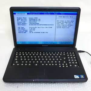 PK14074R★lenovo★ノートPC★G550★Dual-Core T3100　ジャンク