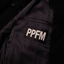 PPFM コート ジャケット パイル地 ボア ブラックカラー PEYTON PLACE 日本製 サイズF 2312_画像10
