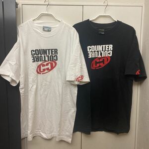セール 即決1円 2点セット USA製 COUNTER Tシャツ COUNTER CULTURE カウンターカルチャーTシャツ サイズL