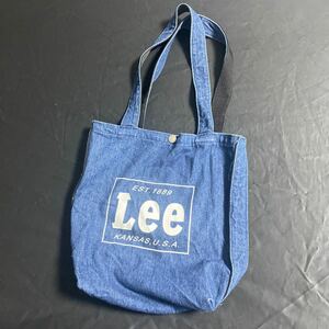 セール 即決1円 】Lee リー トートバッグ シャンブレ デニム トートバック エコバック ブランド おしゃれ 33CM 30CM