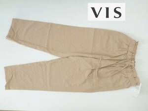 新品　ViS(ビス) ★ベージュ　イージーパンツ　M