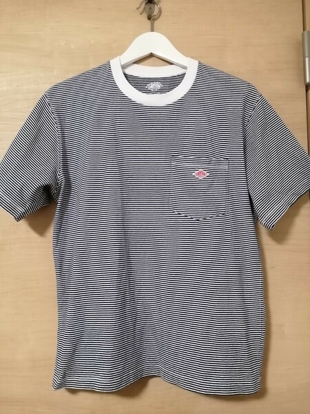 DANTON ダントン 半袖 ポケットTシャツ　38 ボーダーTシャツ　JD-9041 