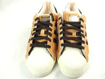 送料710円～◆新品◆定価15400円◆atmos×adidas Originals◆アディダス◆SUPERSTAR DOG "HACHIKO"◆ハラコ風◆28.5㎝_画像5