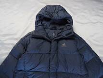 送料710円～◆新品◆定価25300円◆adidas◆アディダス◆LIGHT DOWN COAT◆ライトダウンコート◆LONG着丈115cm◆紺◆S_画像6