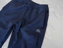 送料520円～新品◆adidas◆アディダス◆暖！裏起毛◆ストレッチ素材◆2WAY裾ゴム絞れます◆PRSVE ウォーム ウーブンパンツ◆紺◆L_画像4