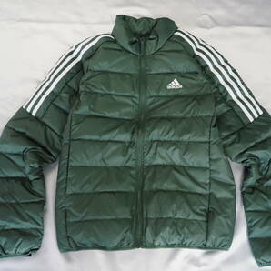 送料510円～◆新品◆adidas◆アディダス◆ESSENTIALS DOWN JACKET◆エッセンシャルズ ダウンジャケット◆グリーン◆Lの画像2