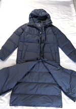 送料710円～◆新品◆定価25300円◆adidas◆アディダス◆LIGHT DOWN COAT◆ライトダウンコート◆LONG着丈115cm◆紺◆S_画像7