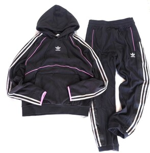 送料710円～◆新品◆定価18370円◆adidas originals◆アディダスオリジナルス◆暖かい！◆ポーラーフリースパーカー+パンツ◆L