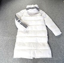 ラスト1点！送料1040円～◆新品◆定価27500円◆adidas Originals◆アディダス◆ロング ダウンジャケット◆LONG着丈107cm◆白◆M_画像2