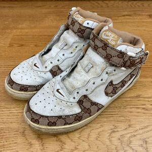 【サイズ28.0㎝】NIKE×GUCCI ＊ ナイキ グッチ AIR FORCE エアフォース ハイカットスニーカー vintageシューズ