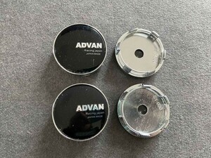 ADVAN Racing japan用 ホイールセンターキャップ 外径60mm 4個セット（T211番） ハブキャップ ホイールカバー エンブレムステッカー