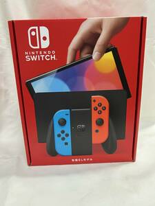 ★ 新品！ 任天堂 Nintendo Switch (スイッチ） 有機ELモデル ネオンブルー/ネオンレッド 本体 　12/24 エディオン購入