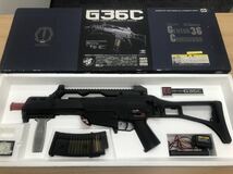 【E/C194062】東京マルイ TOKYO MARUI H&K G36C 電動ガン バッテリー付き アサルトライフル エアガン ミリタリー ※動作未確認_画像1