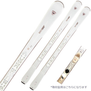 ROSSIGNOL ( ロシニョール スキー板 ) レディース 【2023-2024】 NOVA 2 ノヴァ2 + XPRESS W10 WHT SPARKLE 【金具付き スキーセット】