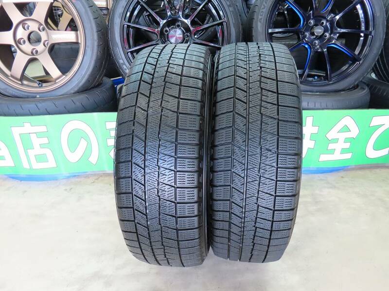 ☆ダンロップ ウインターマックス WM03 195/60R16 スタッドレス タイヤ 16インチ 2020年製造 2本のみ 中古 DUNLOP WINTER MAXX STUDLESS☆