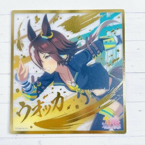 ☆ ウマ娘 プリティーダービー ビジュアルアートボード2 ガムなし ミニ色紙 ウオッカ ☆