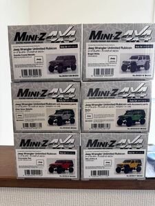 京商ミニッツ4x４　JEEPラングラー アンリミテッド ルビコン　ボディーセット６種類　新品未使用