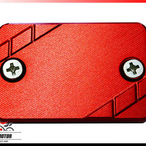 a405RD ブレーキ マスター シリンダー キャップ カバー ダイヤフラムパッキン付き 赤色 NSR50 NSR80 AC10 HC06 NS-1 AC12 NS50F AC08 汎用の画像3