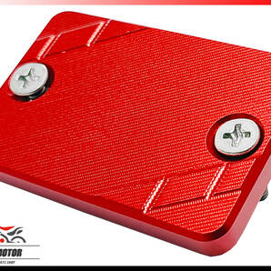 a405RD ブレーキ マスター シリンダー キャップ カバー ダイヤフラムパッキン付き 赤色 NSR50 NSR80 AC10 HC06 NS-1 AC12 NS50F AC08 汎用の画像1