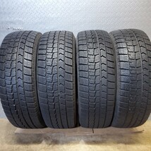 【完全売り切り】DUNLOP ダンロップ WINTER MAXX ウィンターマックス 02 195/65R15 91Q スタッドレスタイヤ4本 残溝約8.3ミリ F06_画像1