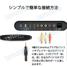 RCAケーブル 3.5mmオス RCAオス 赤白黄3端子 1.5m 変換ケーブル 4極 3.5mm AUX 端子 1.5m AV 2Pin スピーカー アンプ 設備の接続_画像4