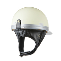 ヘルメット コルク半 ホワイト 新品 白ツバ 原付・スクーター SG規格適合 PSCマーク取得 バイクパーツセンター_画像2