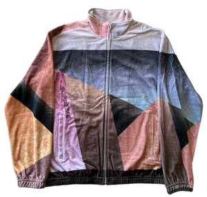 【新品】Supreme シュプリーム【Geo Velour Track Jacket】2023年春夏 23SS ジオ ベロア トラック ジャケット Mサイズ