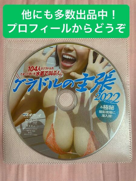週刊プレイボーイ 2022 付録DVD グラドルの主張 グラビアアイドル104人