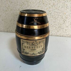 Hennessy ヘネシー VSOP リザーブ 樽型ボトル ガラス　未開栓 酒 古酒　コレクター　アンティーク　樽 保管品