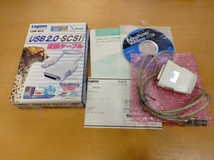 Logitec LUB-SC2 USB2.0-SCSI変換ケーブル Win&Mac