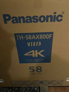 Panasonic VIERA TH-58AX800F 4K ジャンク パナソニック ビエラ 液晶テレビ ダブルチューナー 2014年型