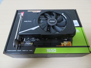 MSI GeForce GTX 1650 D6 AERO ITX OCV1（4GB DDR6）