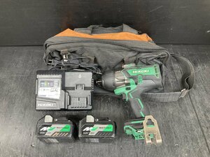 【中古品】★HiKOKI(旧日立工機) 36vコードレスインパクトレンチ (マルチボルト電池x2/充電器/ケース) WR36DA(2XP) /ITH1CGR3T36W